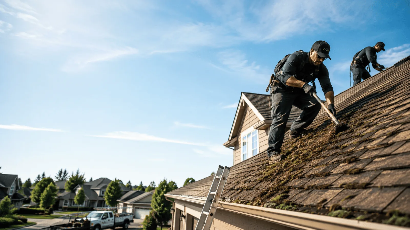 Roof Moss Removal in Doylestown, PA near me